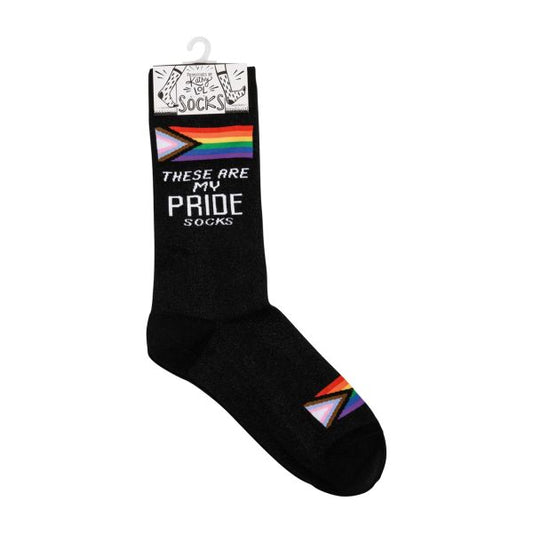 *Socks - These Are My Pride Socks - Black