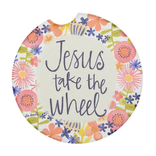 *Car Coaster - Jesus Take the Wheel