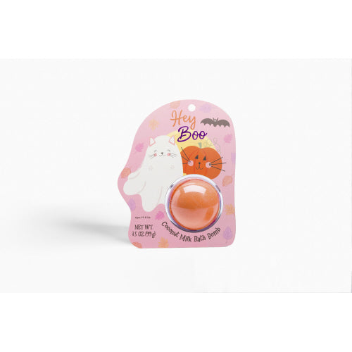 *Bath Bomb - Halloween Ghost & Pumpkin Hey Boo Clamshell