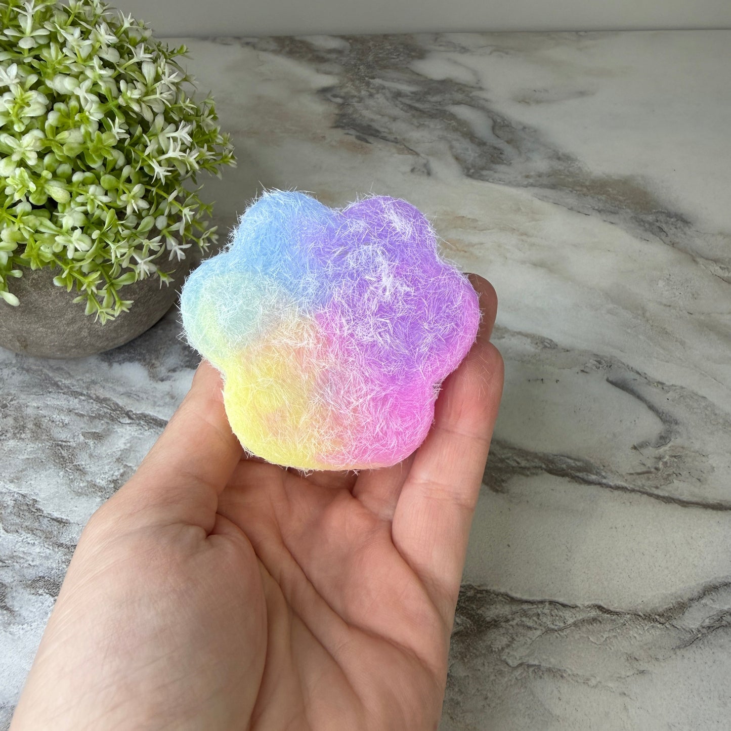 *Squishy Toy - Rainbow Paw Taba