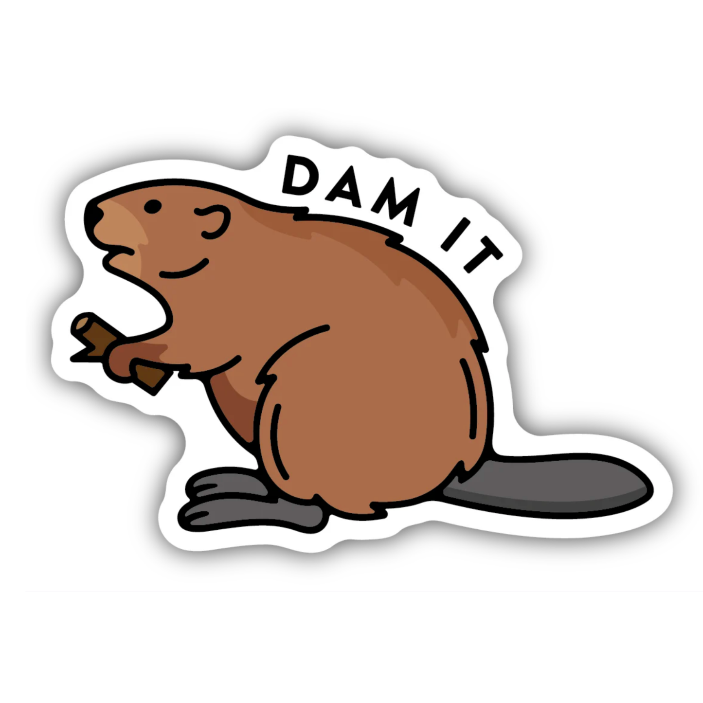 *Sticker - Dam It Beaver