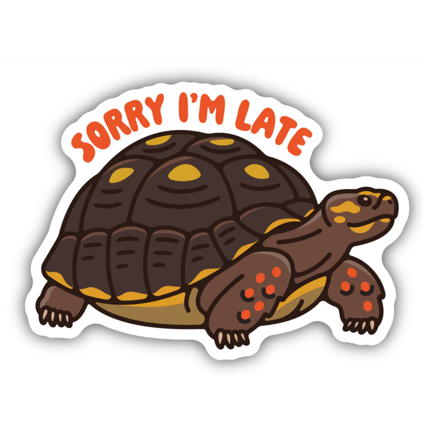 *Sticker - Sorry I'm Late Turtle