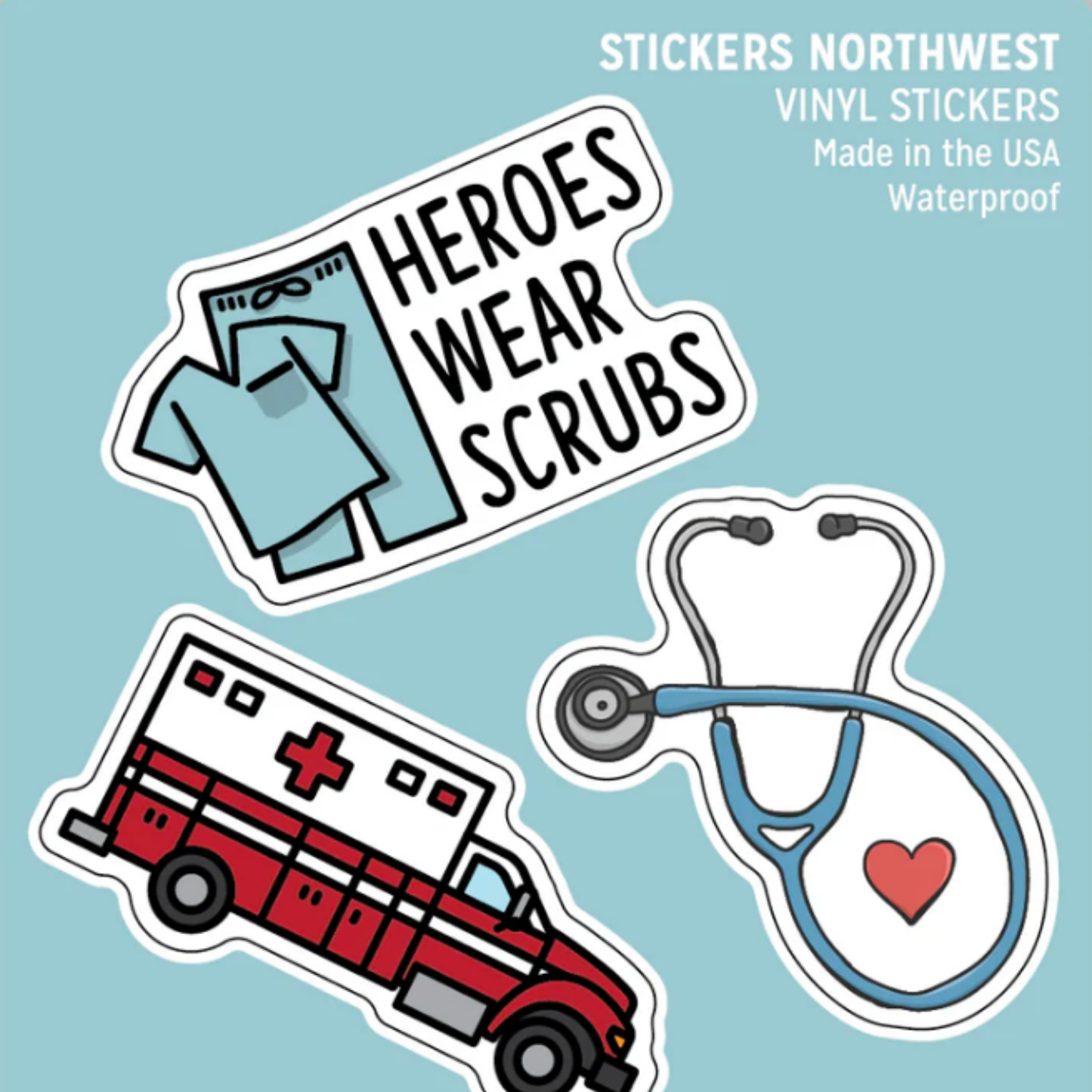 *Sticker - Mini Trio - Medical