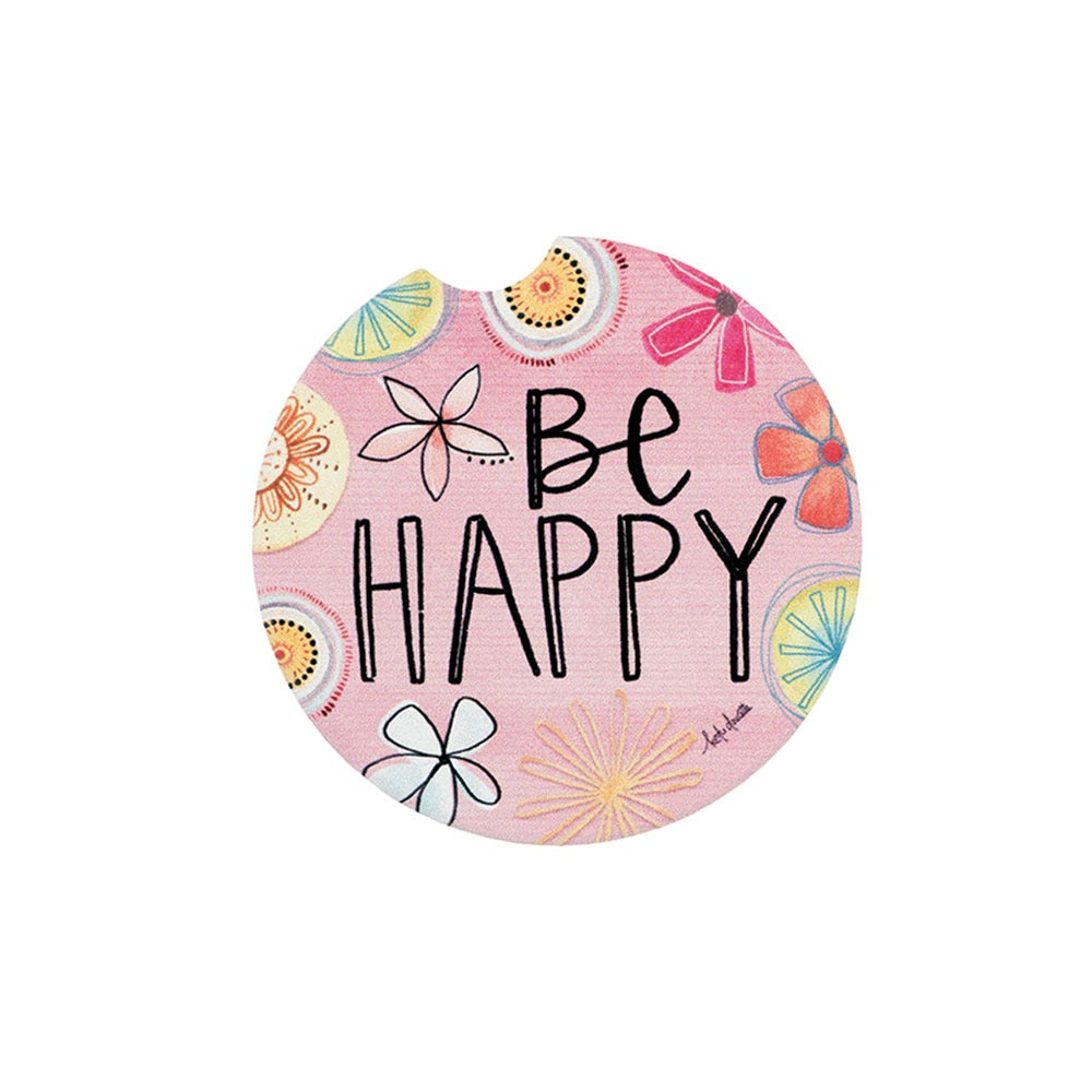 *Car Coaster - Be Happy