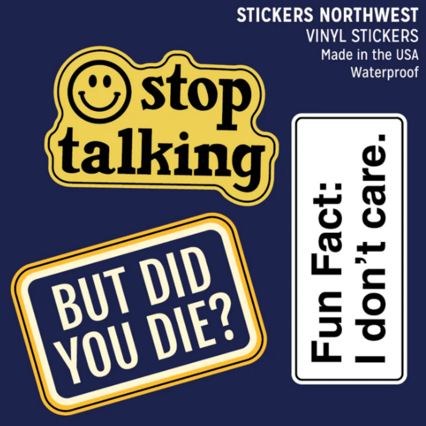 *Sticker - Mini Trio - Snarky Phrases