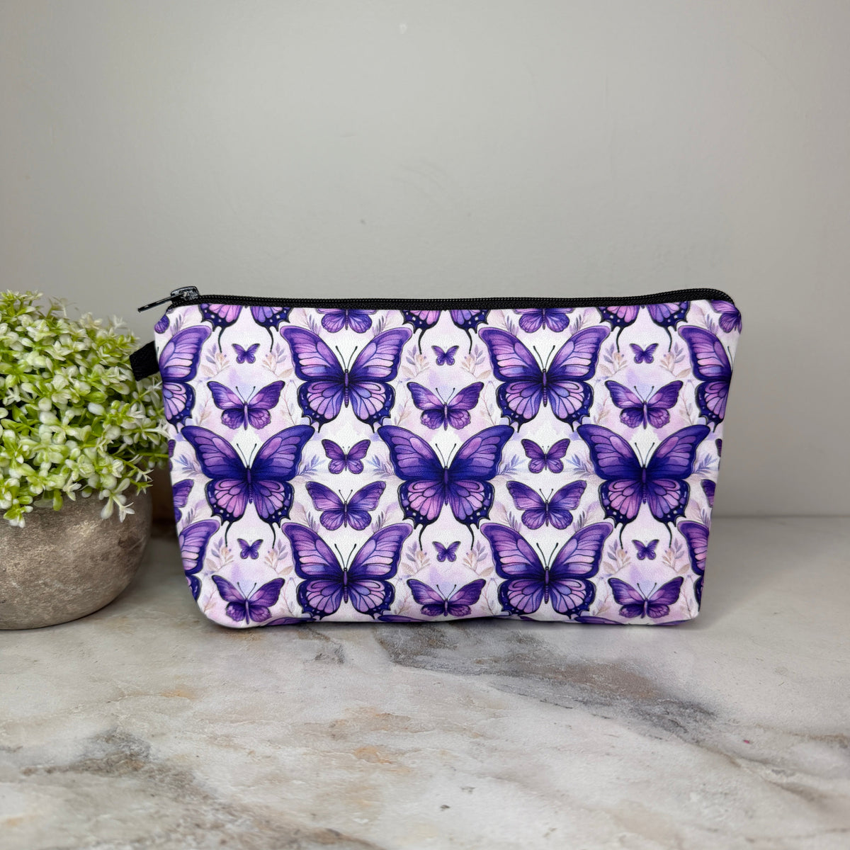 Pouch - Butterfly Purple