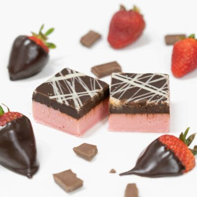 *Fudge - Chocolate Covered Strawberry (1/2 lb Package)