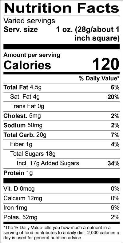 *Fudge - Coconut Cream (1/2 lb Package)