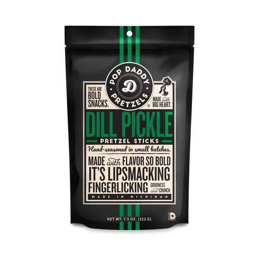 *Pop Daddy – Dill Pickle Seasoned Pretzels 7.5oz