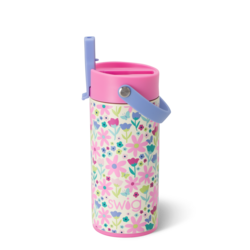 *SWIG for Kids Flower Power Flip + Sip Slim Tumbler (12oz)