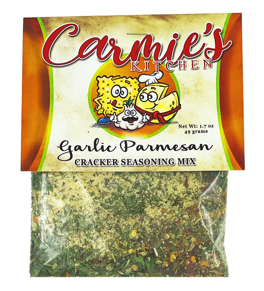 *Carmie's Kitchen - Cracker Seasoning Mix - Garlic Parmesan