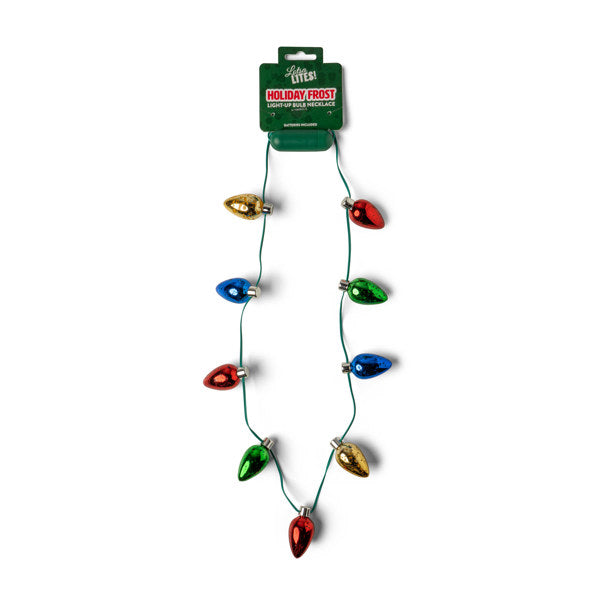 *Necklace - Lotsa LITES! Holiday Frost Bulb Necklace