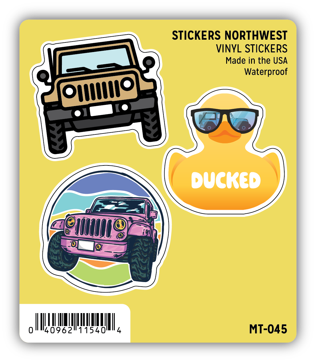 *Sticker Mini Trio - Jeep Lover
