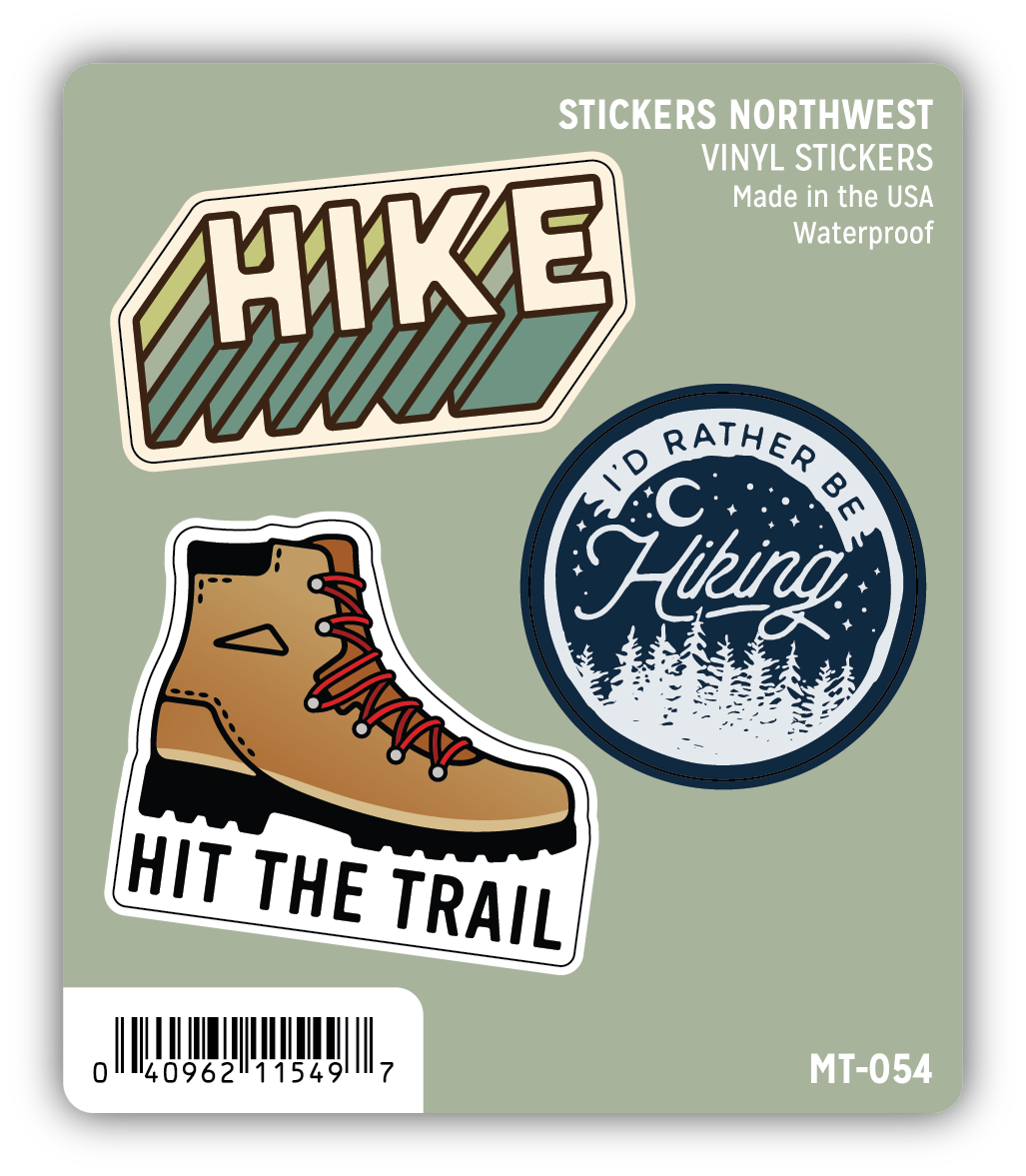 *Sticker Mini Trio - Hiking