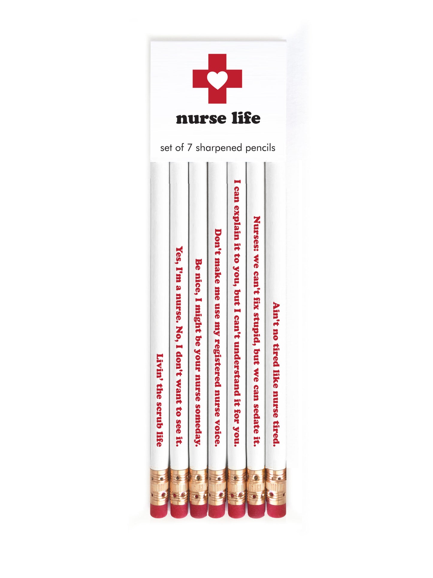 *Pencil Set – Nurse Life