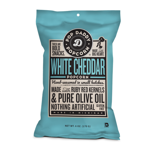 *Pop Daddy – Real White Cheddar Flavored Popcorn 6.0oz