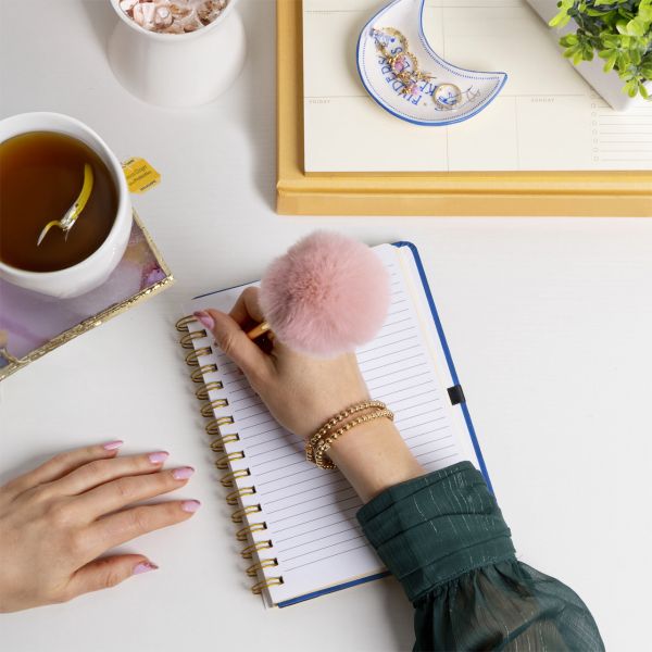 *Pens - Crush Noted Pom Gold Pen