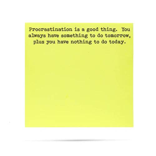 *Sticky Notes - Procrastination