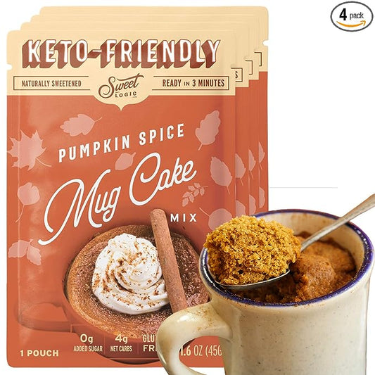 *SWEET LOGIC Keto Mug Cake Mix - Pumpkin Spice