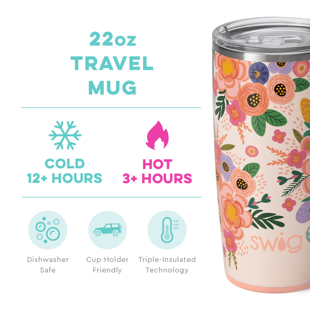 *SWIG Full Bloom Travel Mug (22oz)