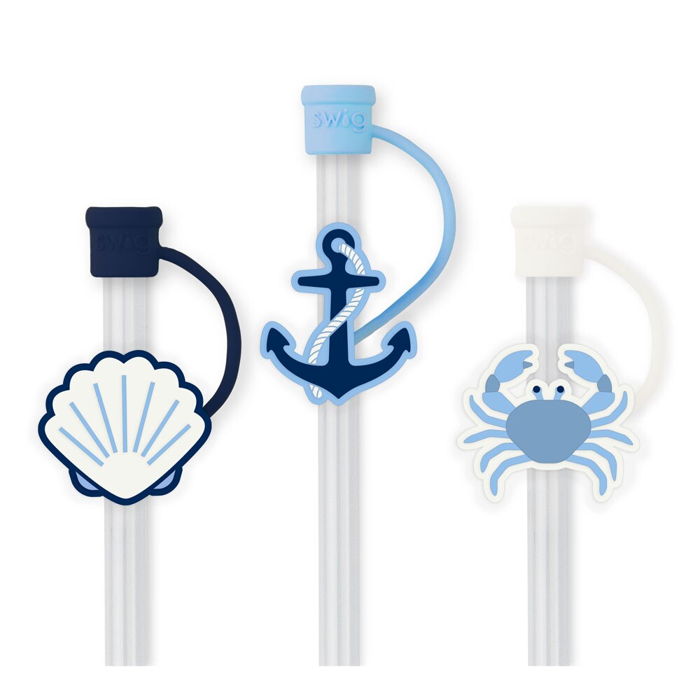 *SWIG Straw Topper Set - Shoreline