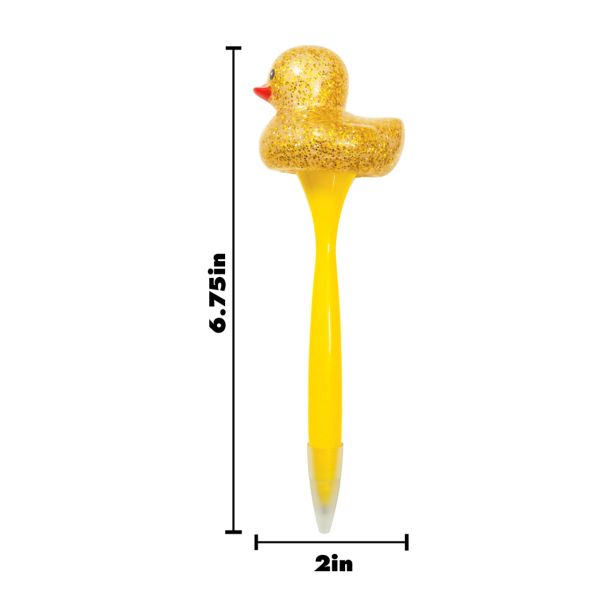 *Pen - Sparkle & Squeeze Rubber Duck