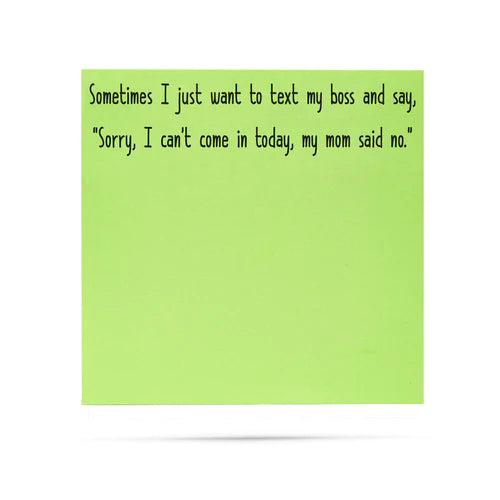 *Sticky Notes - Text My Boss