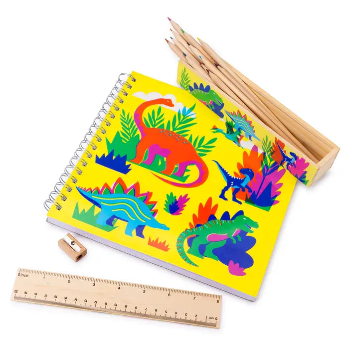 *Pencil Box – Wooden Colored Pencil Box - Wiggle