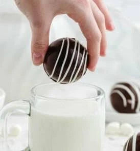 *Hot Chocolate Snowballs Cocoa Bombs
