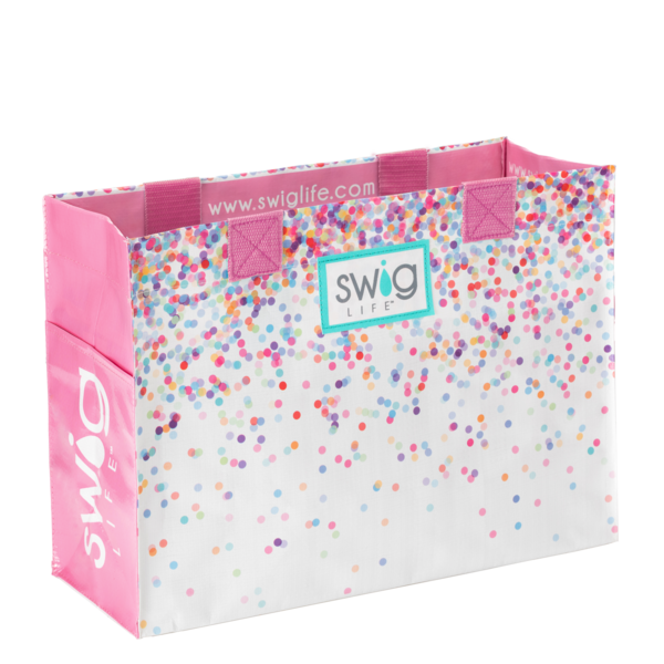*SWIG Tote Bag - Confetti Laminated