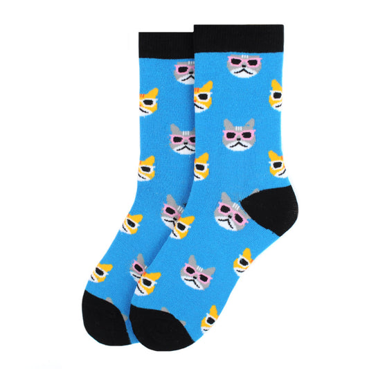 *Women's Cool Cats Novelty Socks