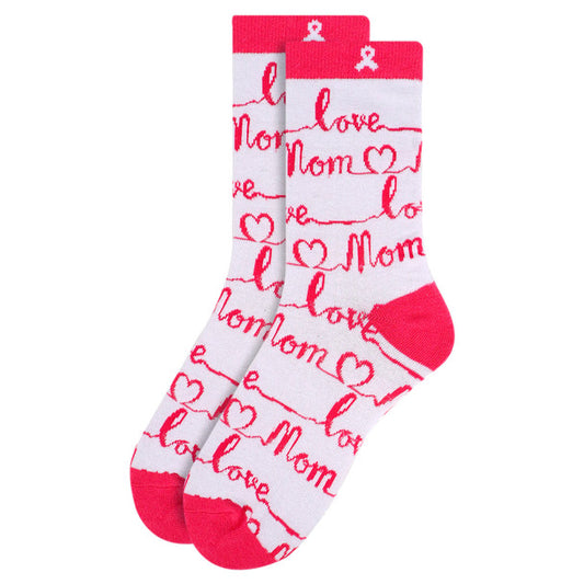 *Women's Love Mom Novelty Socks