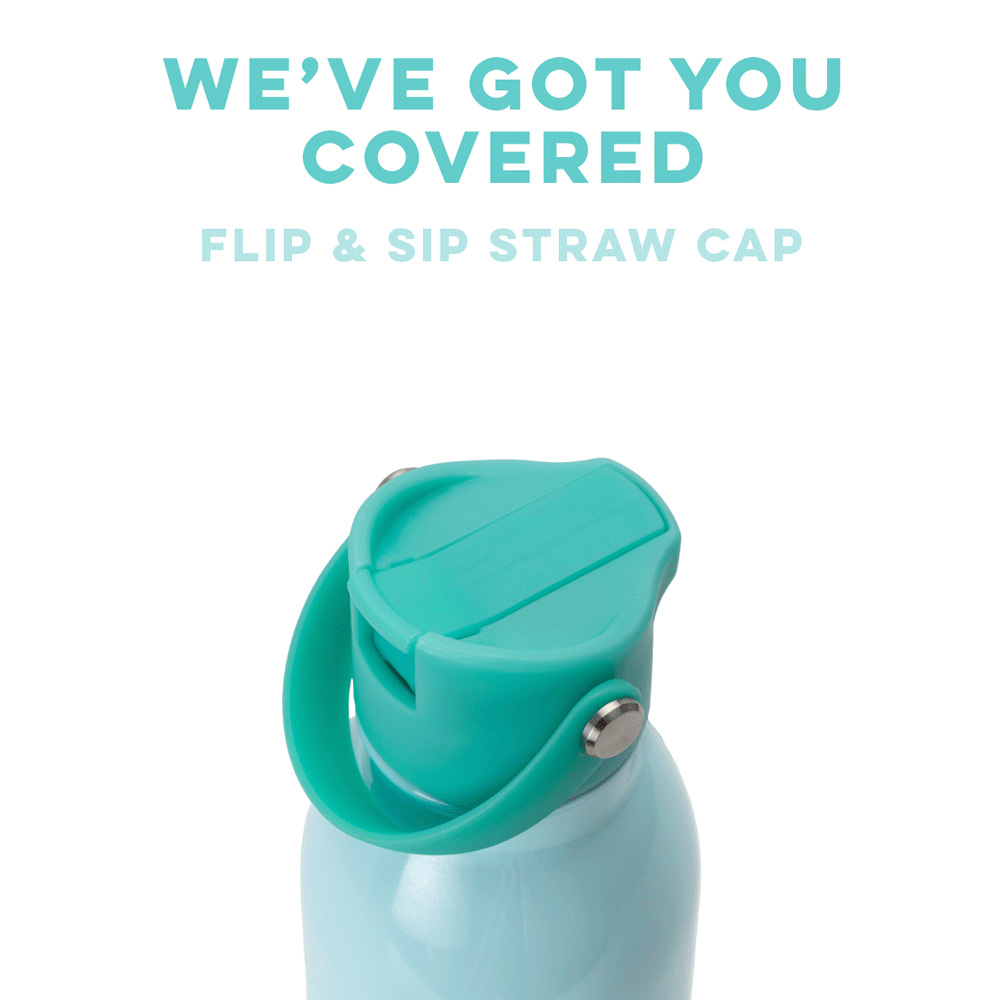 *SWIG Flip + Sip Cap - Aqua (20oz Bottle)