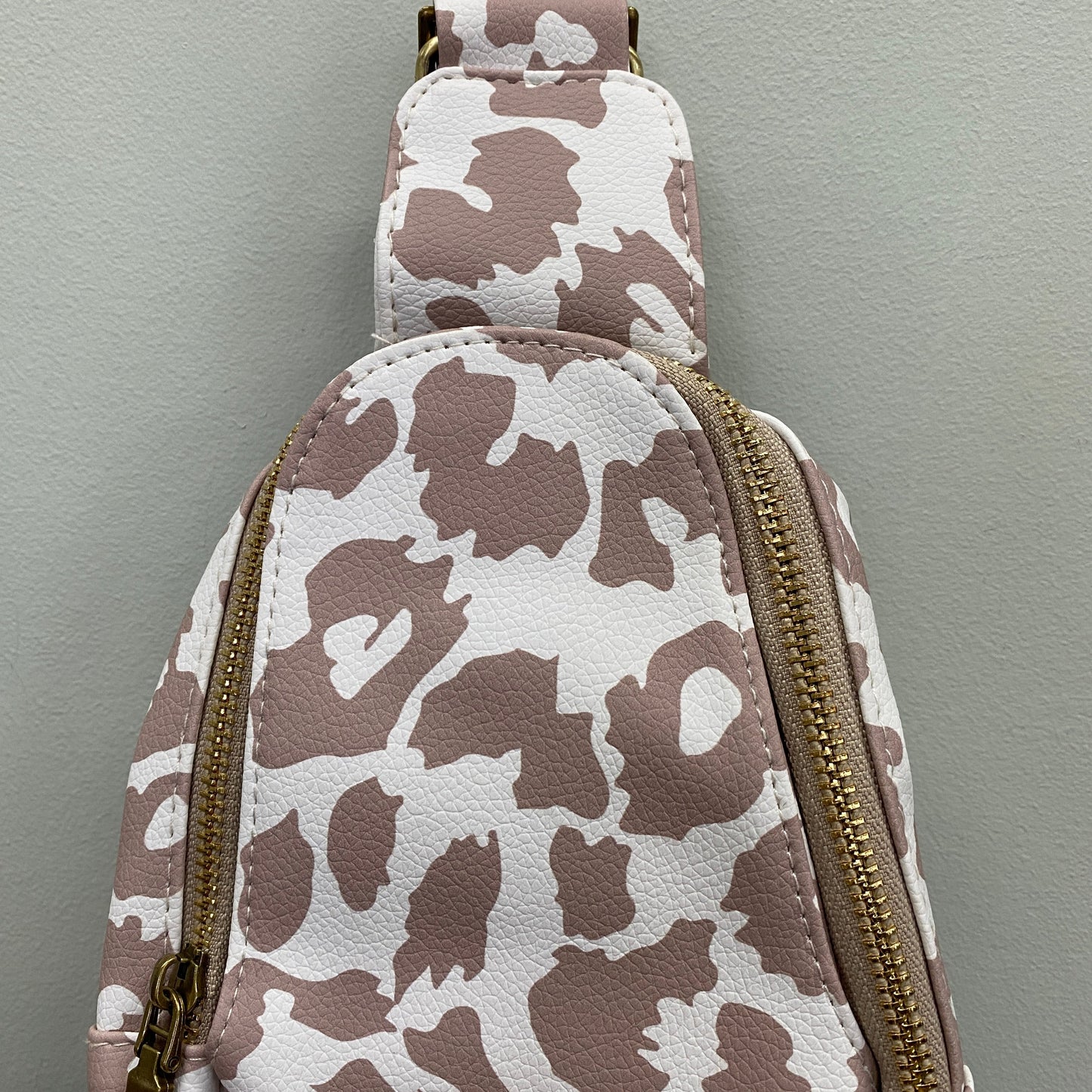 *NEW Sling Crossbody - White Taupe Leopard