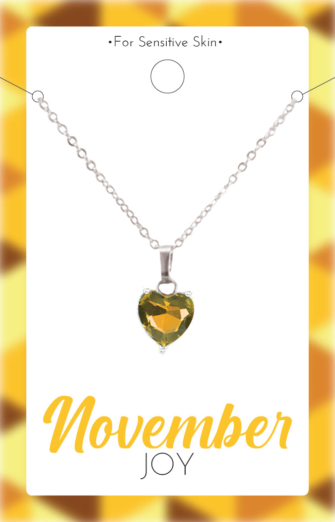 *Necklace - Birthstone Necklaces