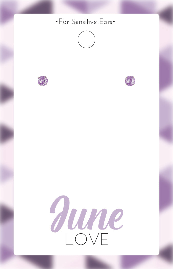 *Earrings - Birthstone Studs