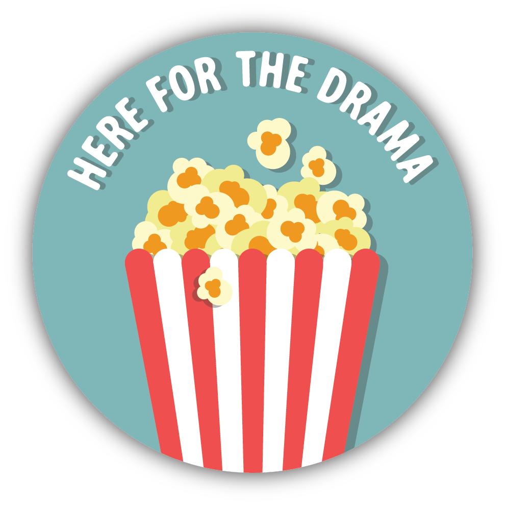 *Sticker - Here For The Drama