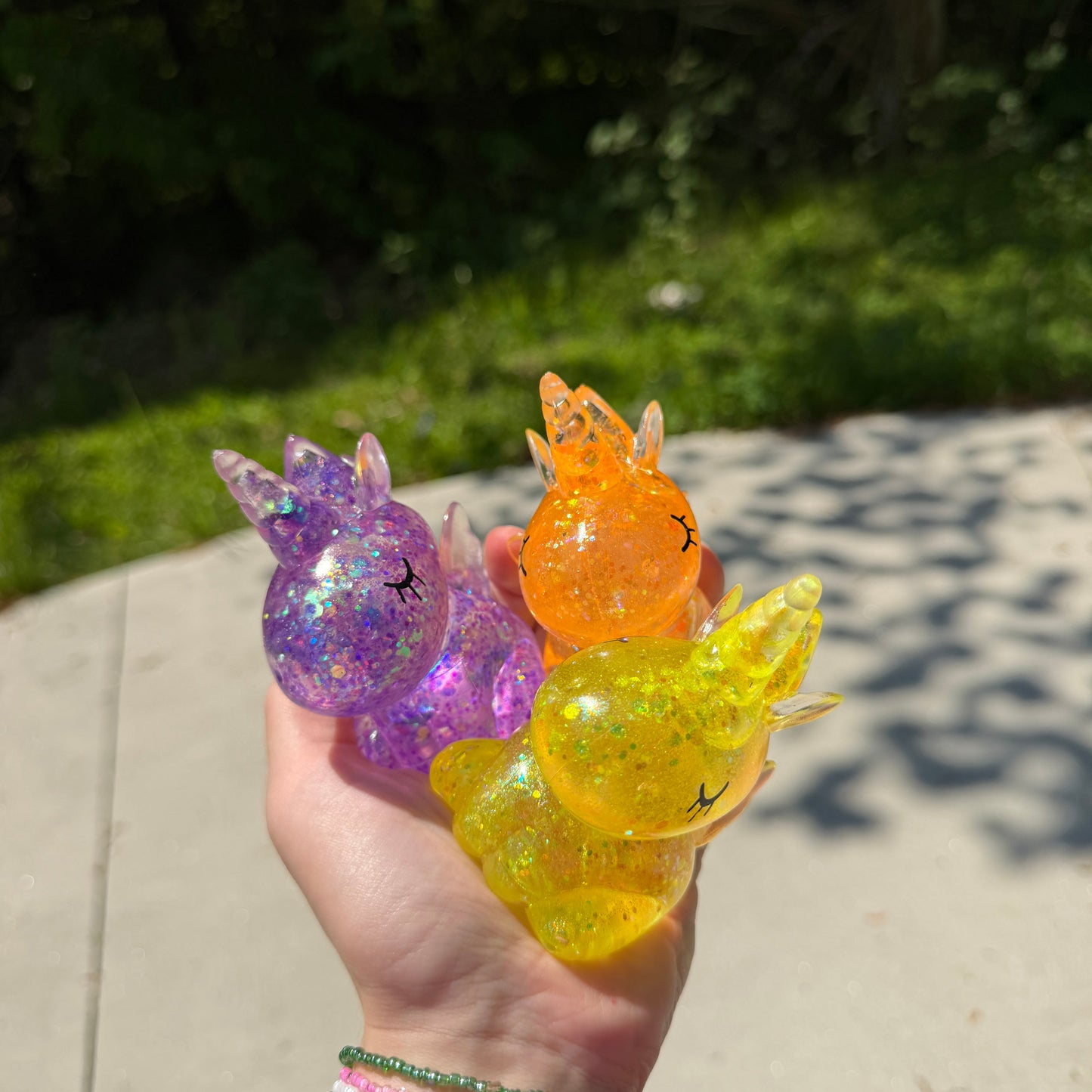 *Squishy Toy - Unicorn Glitter