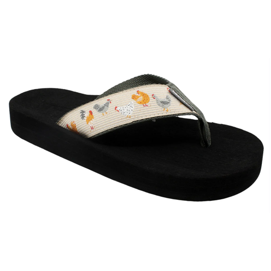 *Tidewater Flip-Flops - Chickens