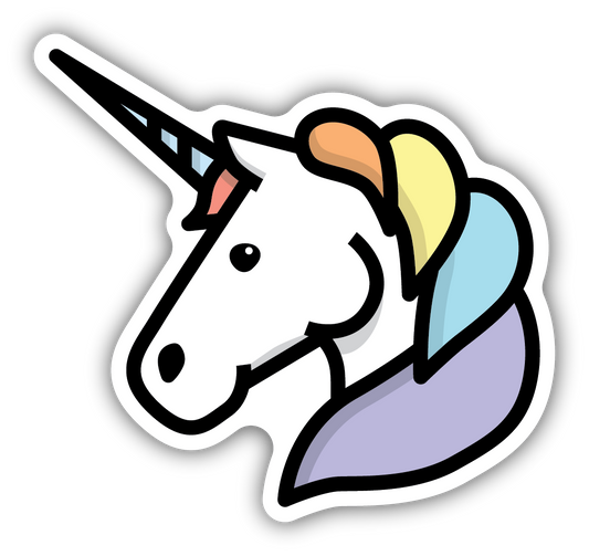 *Sticker - Unicorn Head