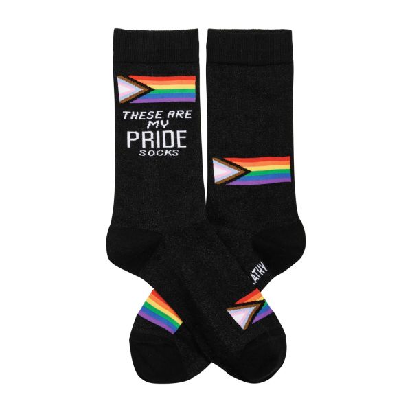 *Socks - These Are My Pride Socks - Black