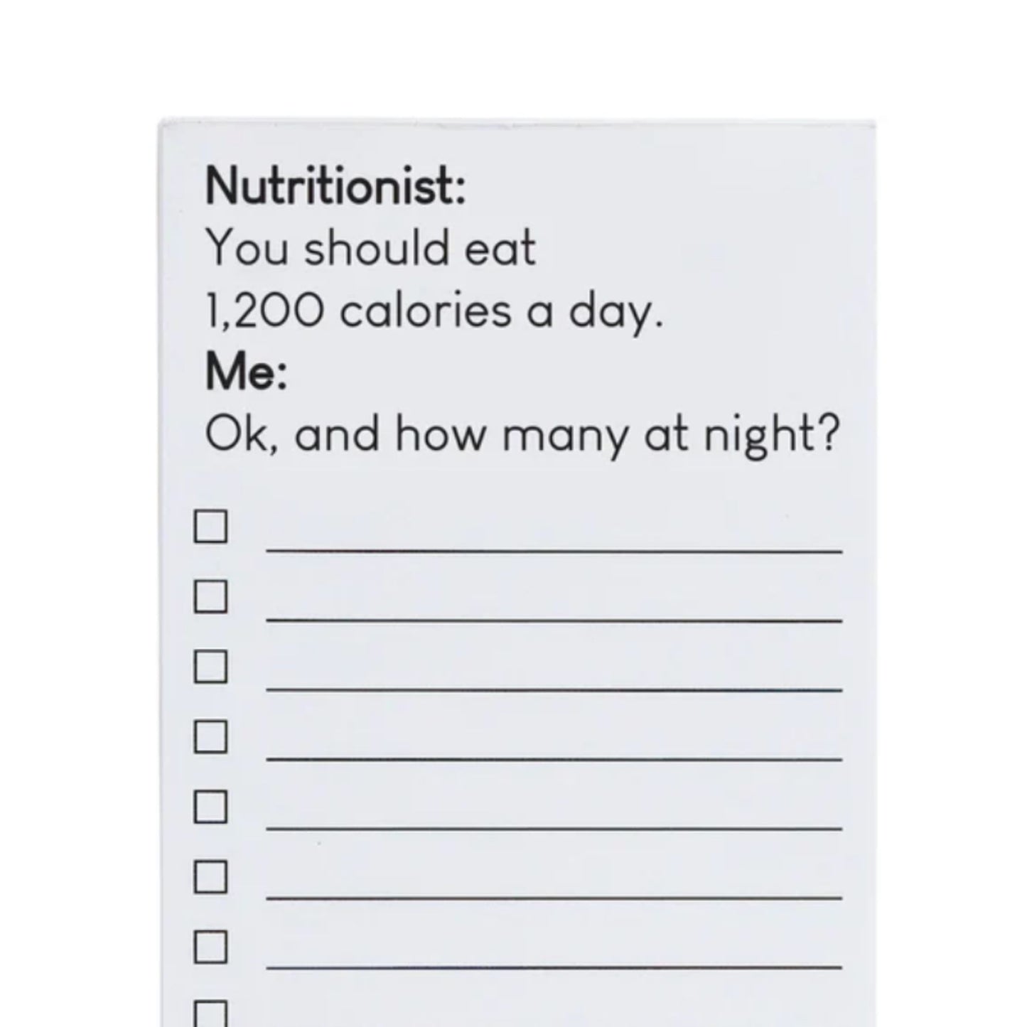 *List Pad - Nutritionist