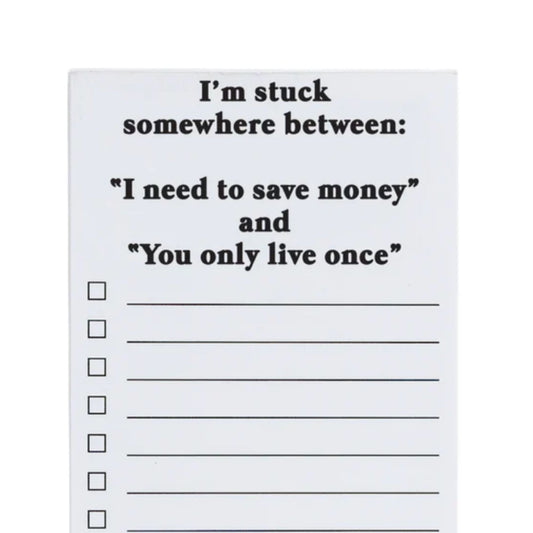*List Pad - I'm Stuck Somewhere Between