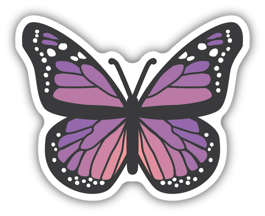 *Sticker - Purple Butterfly