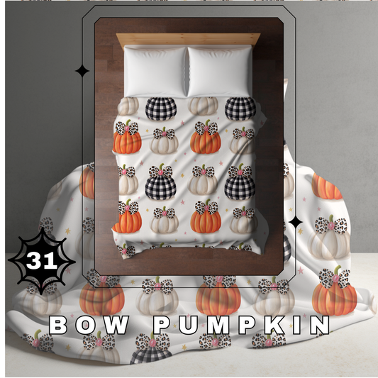 Blanket Halloween #31 - Bow Pumpkin - PREORDER
