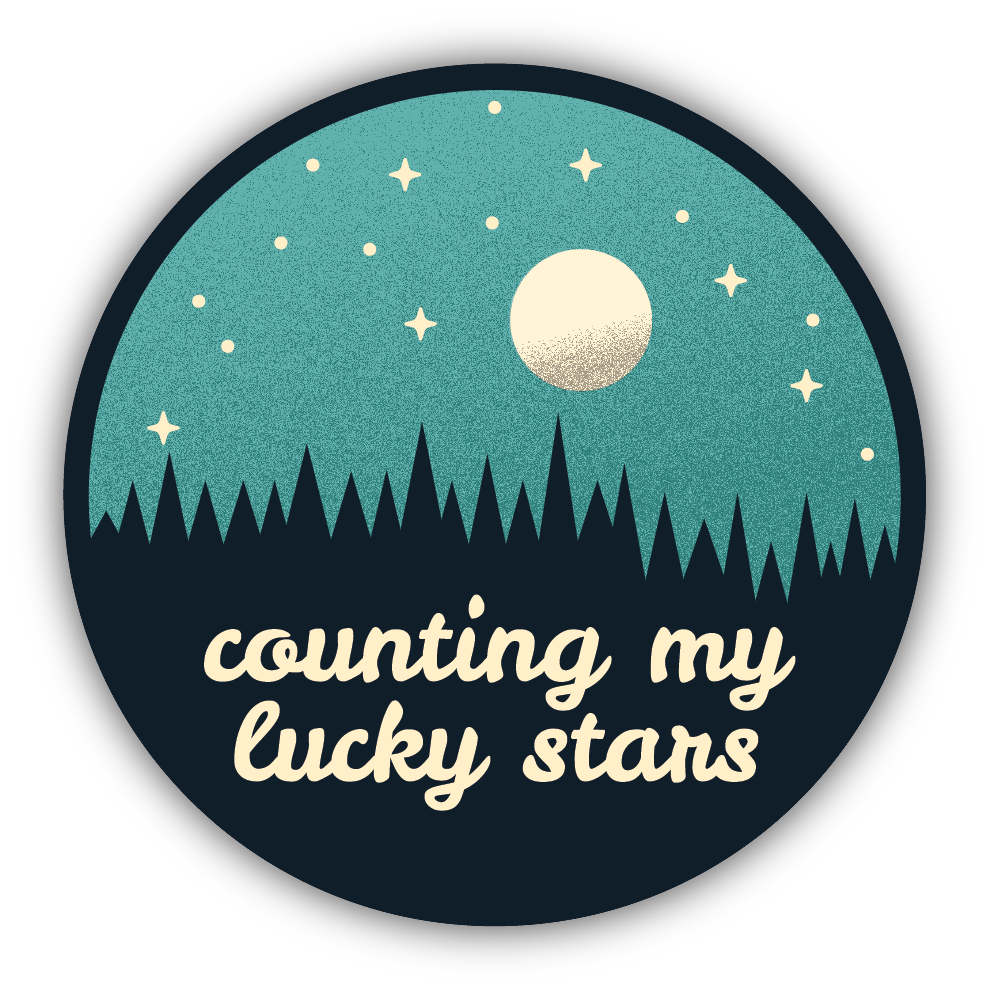 *Sticker - Lucky Stars Circle