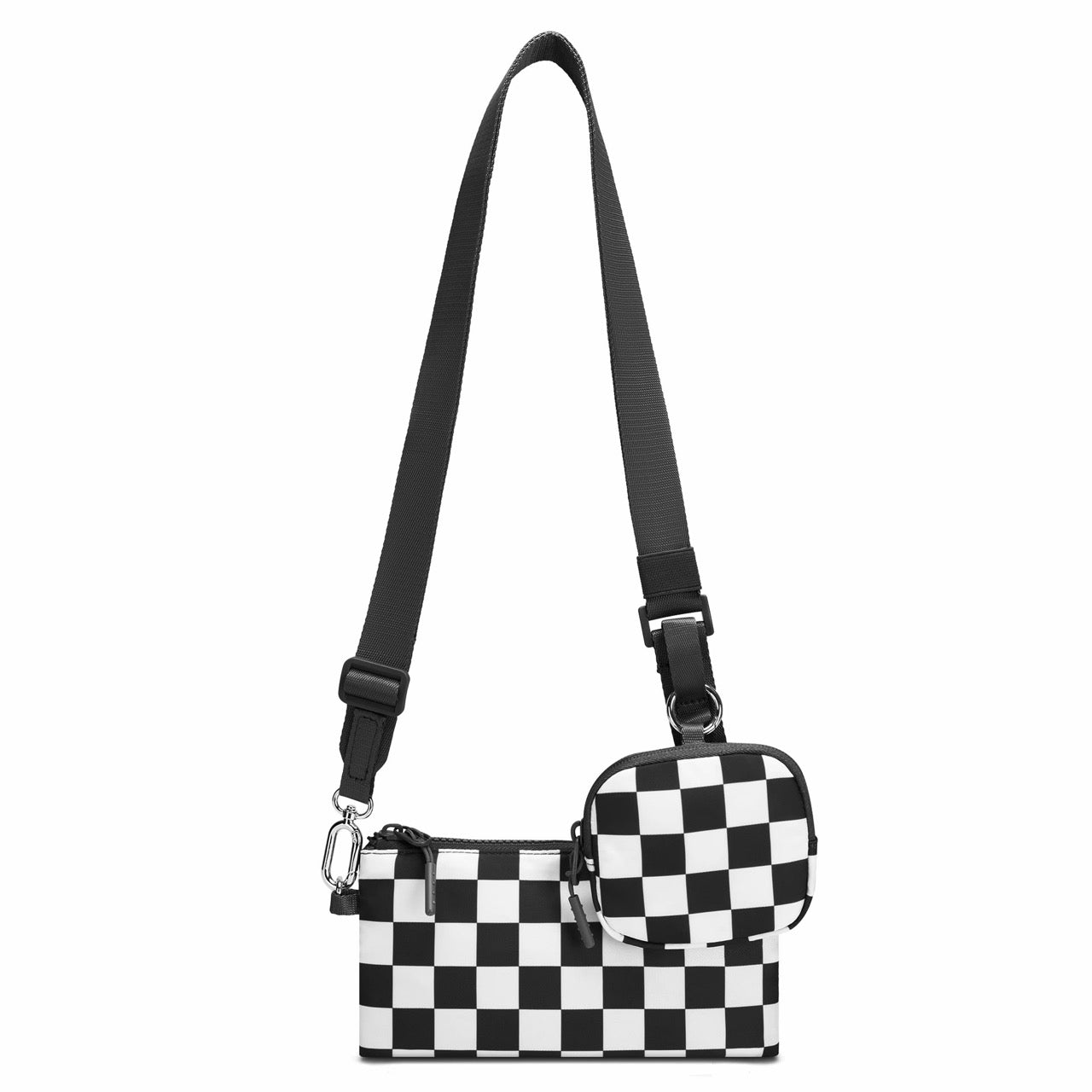 Tara - Double Pouch Nylon Crossbody