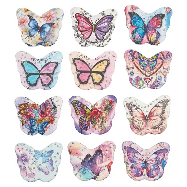 *Compact Mirror 2-in-1 Cosmetic - Butterfly