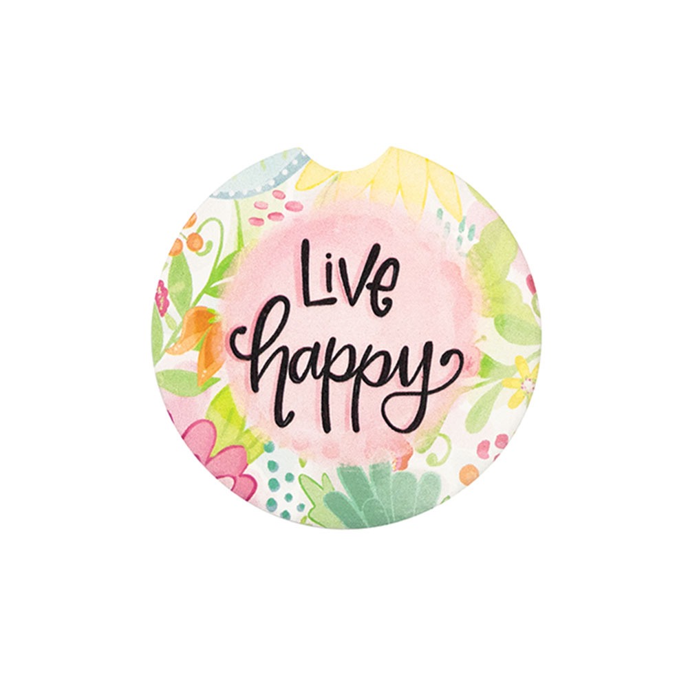 *Car Coaster - Live Happy