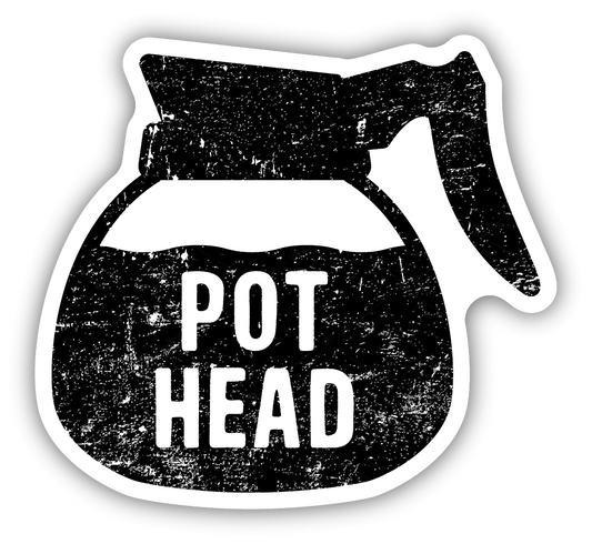 *Sticker - Coffee Pot Head